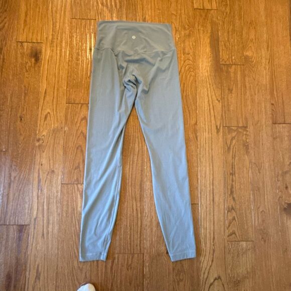 Lululemon Align ribbed slate high rise leggings 6 - Picture 8 of 11